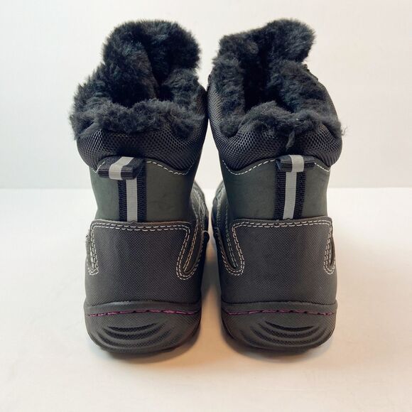 JBU Jambu Lorna Encore Weather Ready Snow Boots Faux Fur Womens Sz 8 Black - Picture 3 of 8